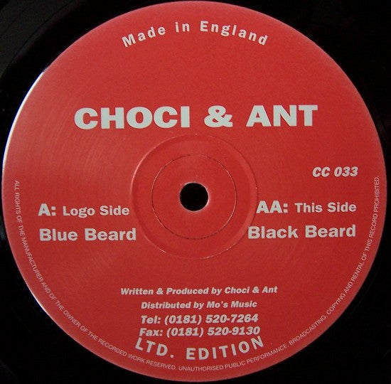 Choci & Ant : Blue Beard / Black Beard (12", Ltd)