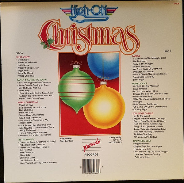 The High-On Music, Musicians & Singers* : High-On Christmas (LP, Album)
