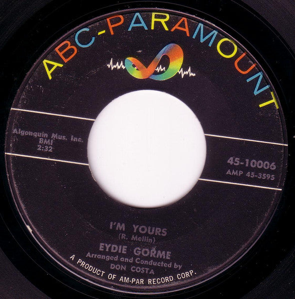 Eydie Gormé : I'm Yours (7")