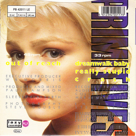 Primitives* : Out Of Reach (7", Single, Ltd)