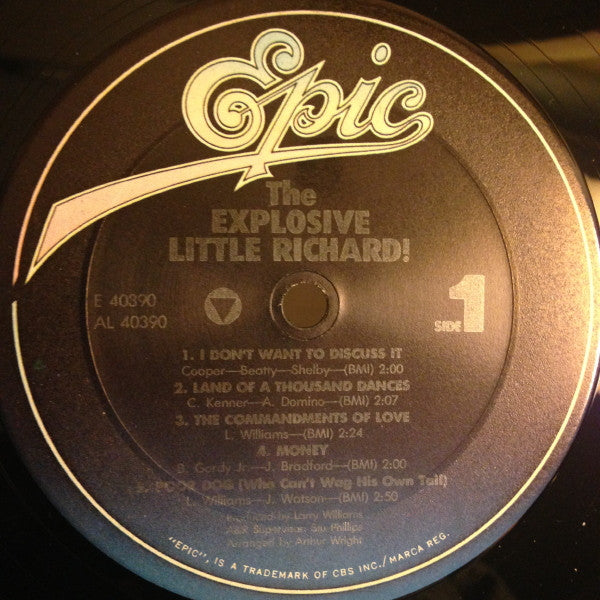 Little Richard : The Explosive Little Richard (LP, Album, RE)