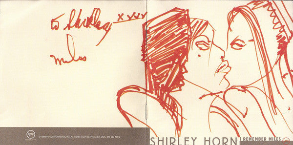 Shirley Horn : I Remember Miles (CD, Album)