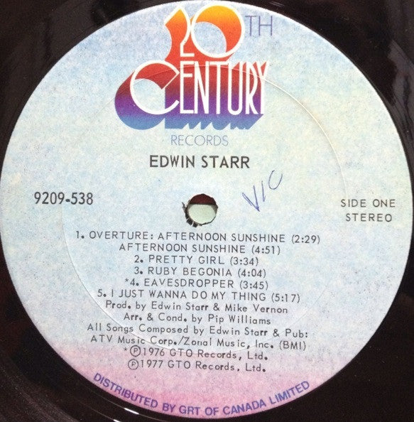 Edwin Starr : Edwin Starr (LP, Album)