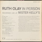 Ruth Olay : In Person Recorded Live At Mister Kelly's (LP, Album, Mono)