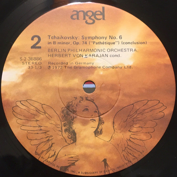 Pyotr Ilyich Tchaikovsky, Berliner Philharmoniker - Herbert von Karajan : Symphony No. 6 ("Pathetique") (LP)