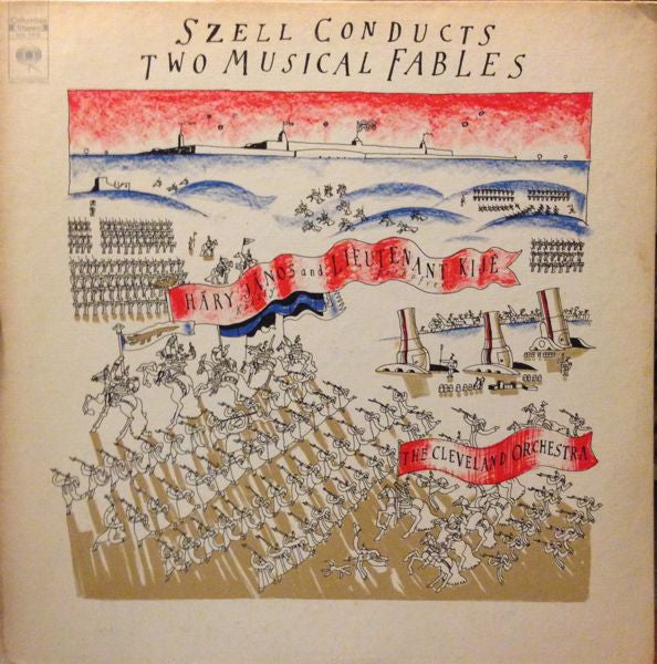 George Szell, Zoltán Kodály / Sergei Prokofiev - The Cleveland Orchestra : Szell Conducts Two Musical Fables (Háry János And Lieutenant Kijé) (LP, RP)