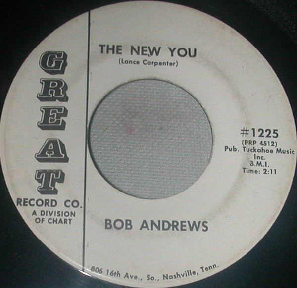 Bob Andrews (9) : The Blindfold Of Love (7")