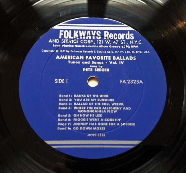 Pete Seeger : American Favorite Ballads, Vol. 4 (LP, Album)