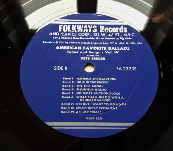Pete Seeger : American Favorite Ballads, Vol. 4 (LP, Album)