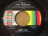 Lenny Dee (2) : Try A Little Tenderness (7", Single)