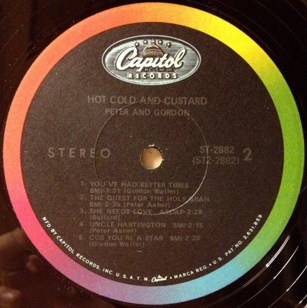 Peter & Gordon : Hot Cold & Custard (LP, Album)