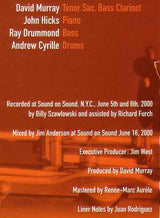 David Murray Power Quartet : Like A Kiss That Never Ends - Como Un Beso Que Nunca Se Acaba (CD, Album)