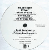 Driver (8) : No Accident (LP, Album, Promo)