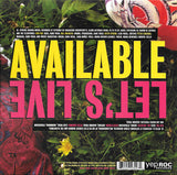 The Fleshtones : Available b/w Let's Live (7", RSD, Single, Ltd)