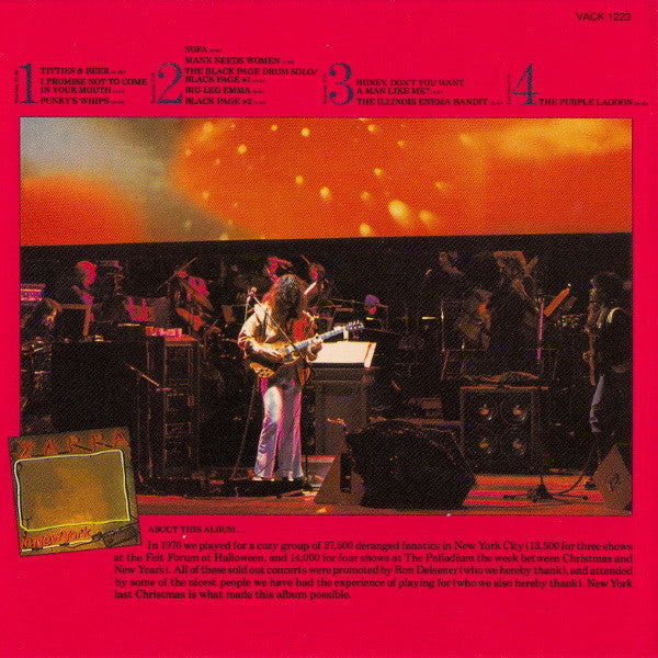 Frank Zappa : Zappa In New York (2xCD, Album, Ltd, RE, RM, Min)