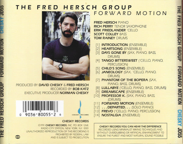 The Fred Hersch Group : Forward Motion (CD, Album)