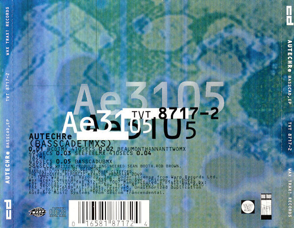 Autechre : Basscad,EP (CD, EP)