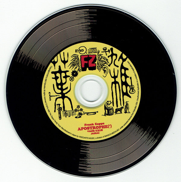Frank Zappa : Apostrophe (') (CD, Album, Ltd, RE, RM, Car)