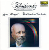 Pyotr Ilyich Tchaikovsky, Lorin Maazel / The Cleveland Orchestra : Symphony No. Four (CD, Album, RE)
