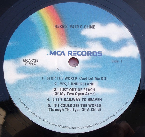 Patsy Cline : Here's Patsy Cline (LP, Comp)