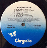 Blondie : AutoAmerican (LP, Album, Ter)