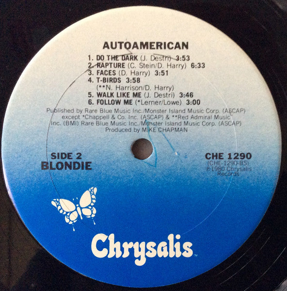 Blondie : AutoAmerican (LP, Album, Ter)