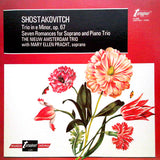 Dmitri Shostakovich, Nieuw Amsterdam Trio With Mary Ellen Pracht : Trio In E Minor, Op. 67 / Seven Romances For Soprano And Piano Trio (LP, Album)