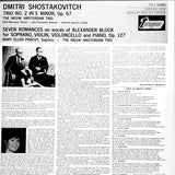 Dmitri Shostakovich, Nieuw Amsterdam Trio With Mary Ellen Pracht : Trio In E Minor, Op. 67 / Seven Romances For Soprano And Piano Trio (LP, Album)