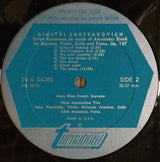 Dmitri Shostakovich, Nieuw Amsterdam Trio With Mary Ellen Pracht : Trio In E Minor, Op. 67 / Seven Romances For Soprano And Piano Trio (LP, Album)