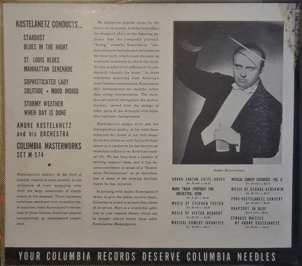 André Kostelanetz And His Orchestra : Kostelanetz Conducts... (4xShellac, 12", Album)