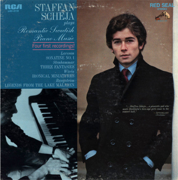 Staffan Scheja : Staffan Scheja Plays Romantic Swedish Piano Music (LP)