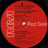 Staffan Scheja : Staffan Scheja Plays Romantic Swedish Piano Music (LP)