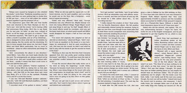 The Jimi Hendrix Experience : Axis: Bold As Love (CD, Album, RE, RM, JVC)