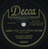 Charlie Barnet And His Orchestra : Andy's Boogie / Baby, You Can Count On Me (Shellac, 10")