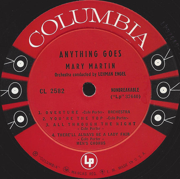 Mary Martin : Anything Goes (10", RE)