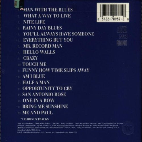 Willie Nelson : Nite Life: Greatest Hits And Rare Tracks (1959-1971) (CD, Comp)