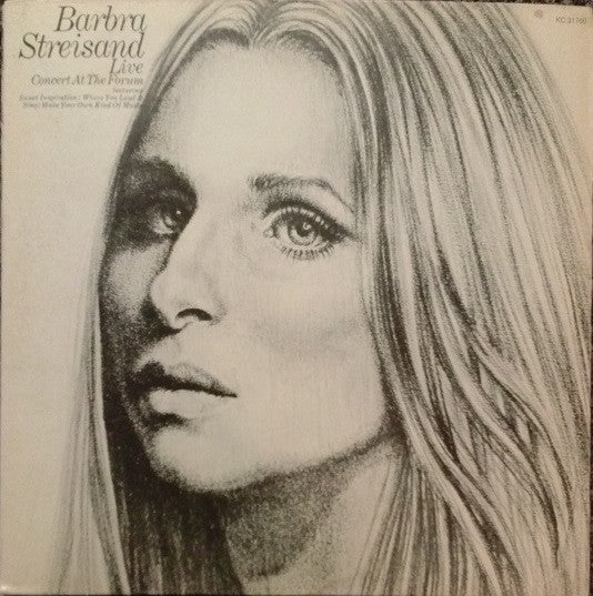 Barbra Streisand : Live Concert At The Forum (LP, Album, Gat)