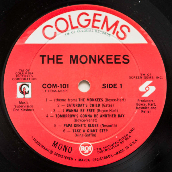 The Monkees : The Monkees (LP, Album, Mono, RP, Ind)