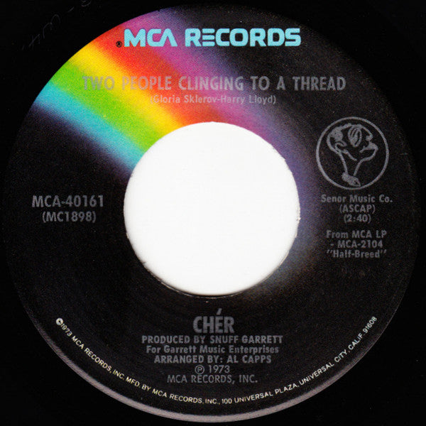 Cher : Dark Lady (7", Single, Pin)
