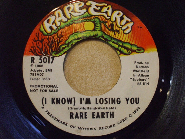 Rare Earth : (I Know) I'm Losing You (7", Promo)