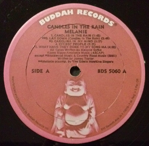 Melanie (2) : Candles In The Rain (LP, Album, RE, Son)