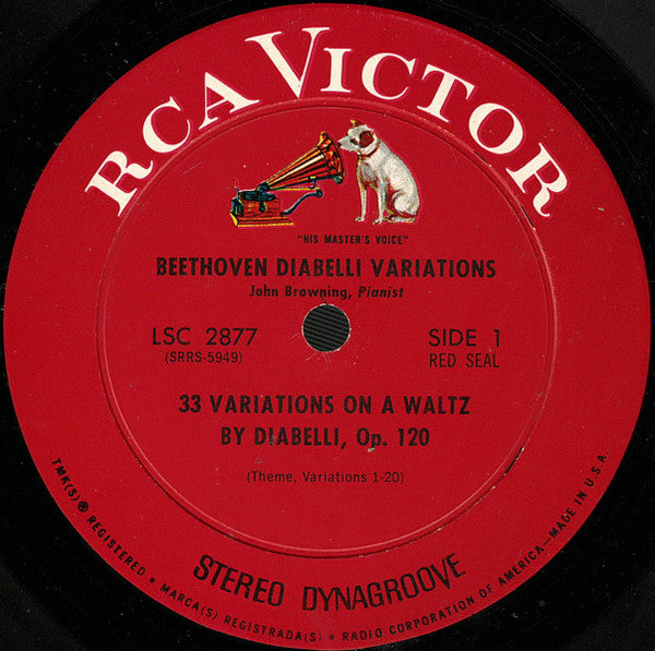 John Browning (2) : Beethoven: Diabelli Variations (LP)