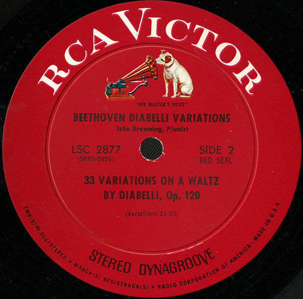 John Browning (2) : Beethoven: Diabelli Variations (LP)