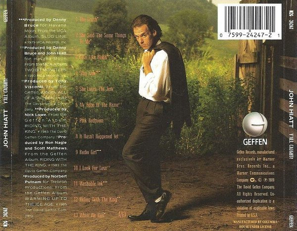 John Hiatt : Y'All Caught? - The Ones That Got Away 1979-1985 (CD, Comp, Club)