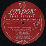 Clifford Curzon With The London Philharmonic Orchestra* Conducted By Sir Adrian Boult, Rachmaninov* : Concerto No. 2 In C Minor For Piano And Orchestra (LP, Album, Mono)