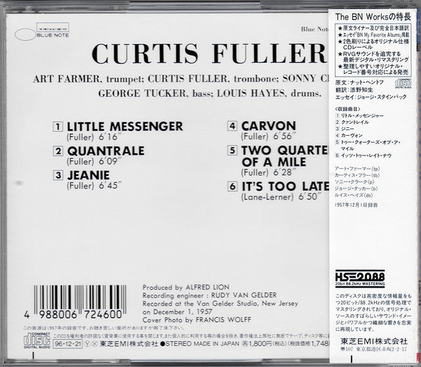 Curtis Fuller : Volume 3 (CD, Album, RE, RM)