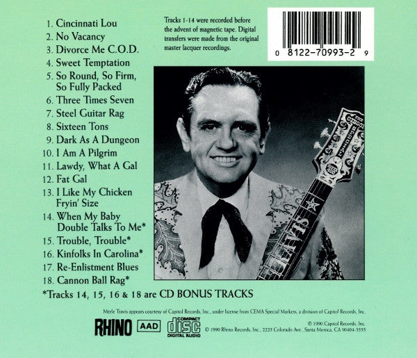Merle Travis : The Best Of Merle Travis (CD, Comp)