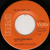Elvis Presley : Suspicious Minds / You'll Think Of Me (7", Single, Ind)