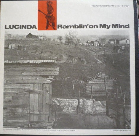 Lucinda Williams : Ramblin' On My Mind (LP)