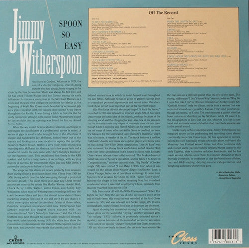 Jimmy Witherspoon : Spoon So Easy (LP, Comp)